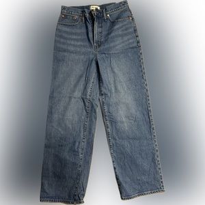 Madewell perfect vintage wide-leg cropped jeans. Size 29 tall